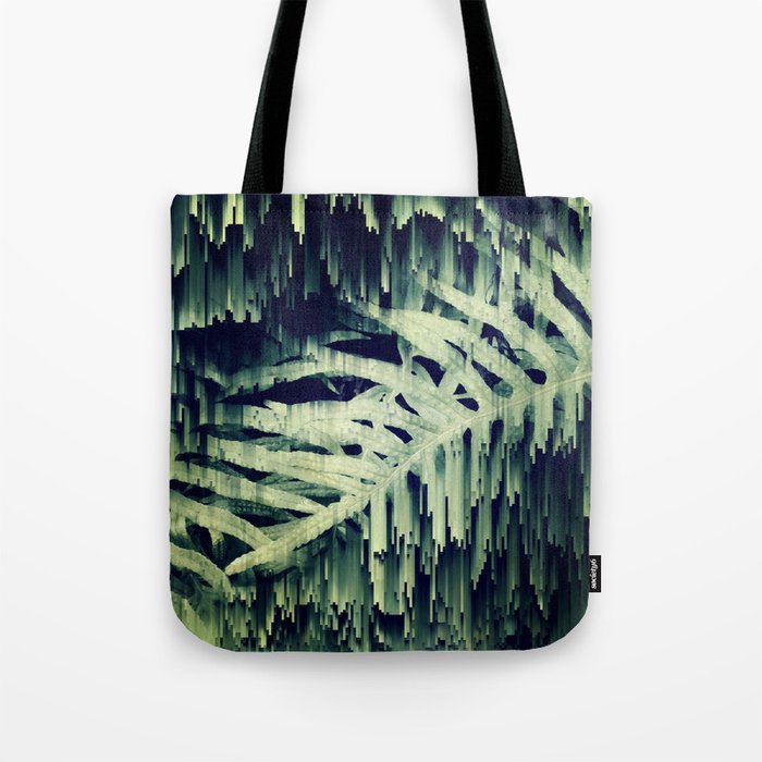 Ferns Glitches Tote Bag
