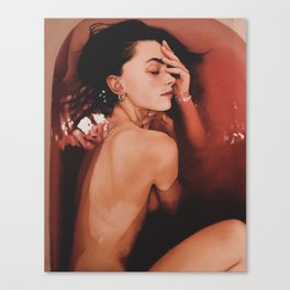 Red Water Canvas Print