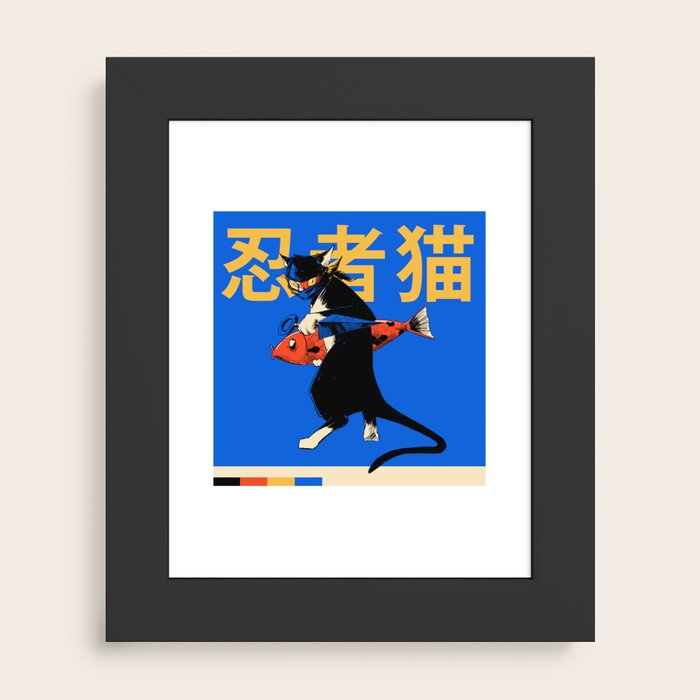 Neko Ninja Art Print by elmenorenlahabana | Society6