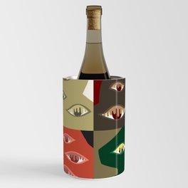 The crying eyes patchwork 1 Wine Chiller