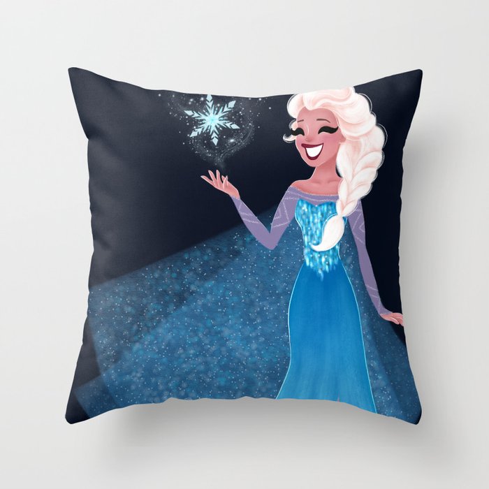 Snow Queen Throw Pillow
