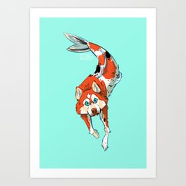 Sea Pups - Huskoi Art Print