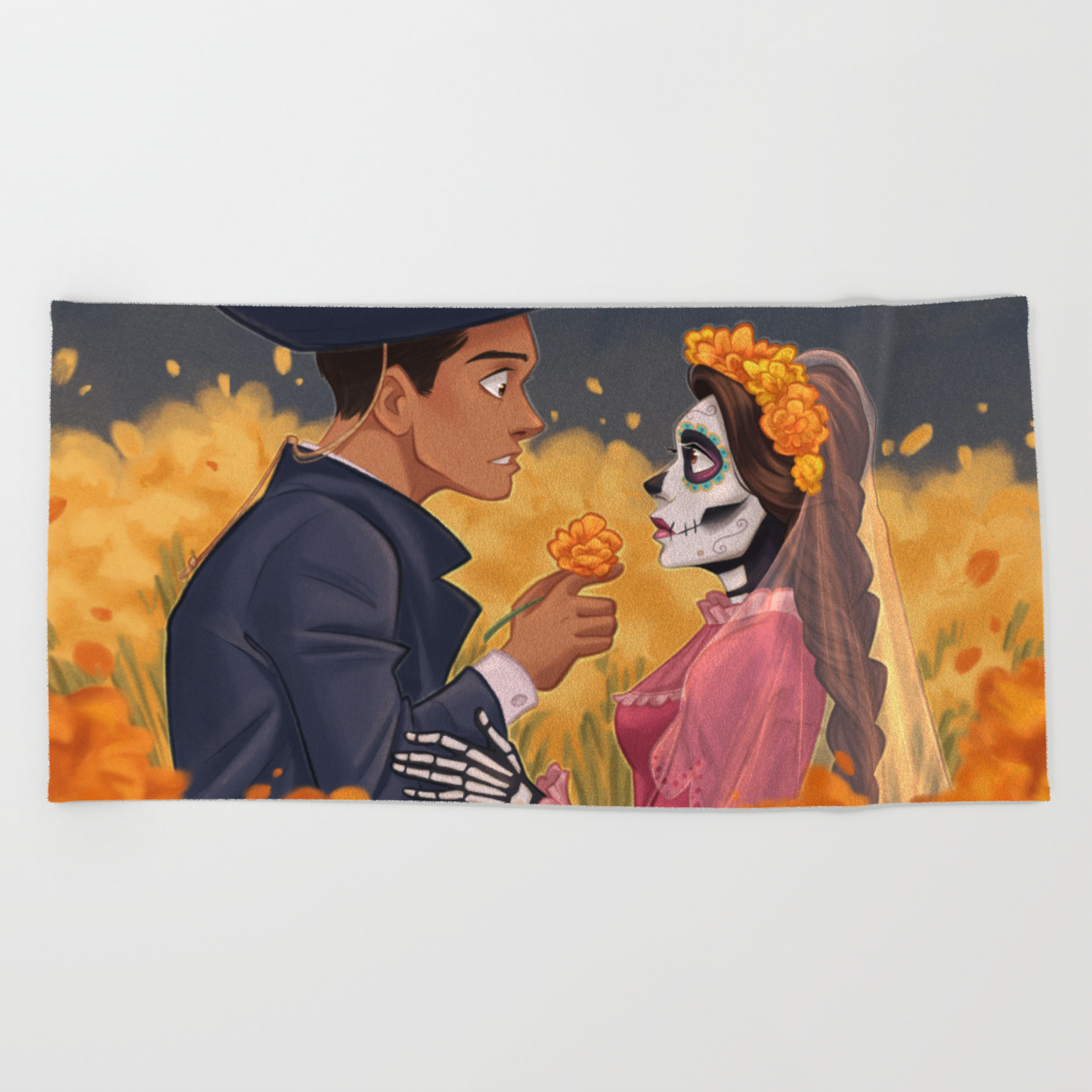 Amor Eterno Beach Towel By Sadelionne Society6