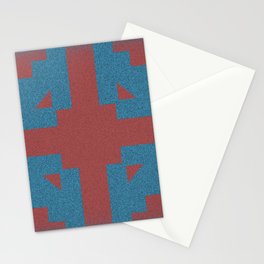 Blue & Red Noises Stationery Cards