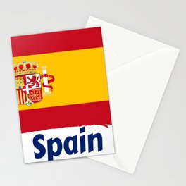 Spain Flag Stationery Cards