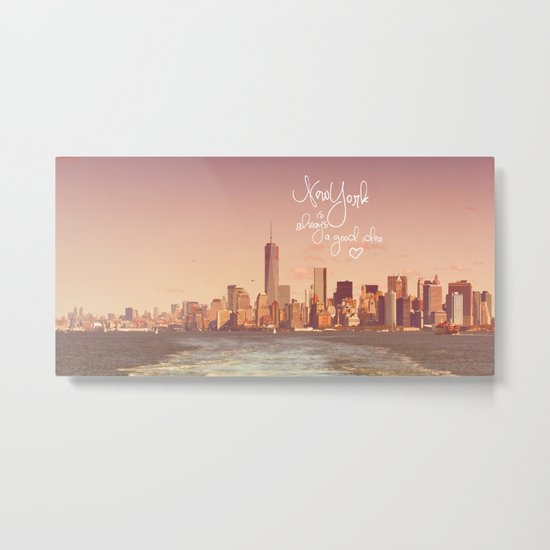 NEW YORK NEW YORK Metal Print