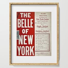 The Belle Of New York Casino Advertising Morton USA Serving Tray