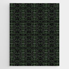 Liquid Light Series 8 ~ Green & Grey Abstract Fractal Pattern Jigsaw Puzzle
