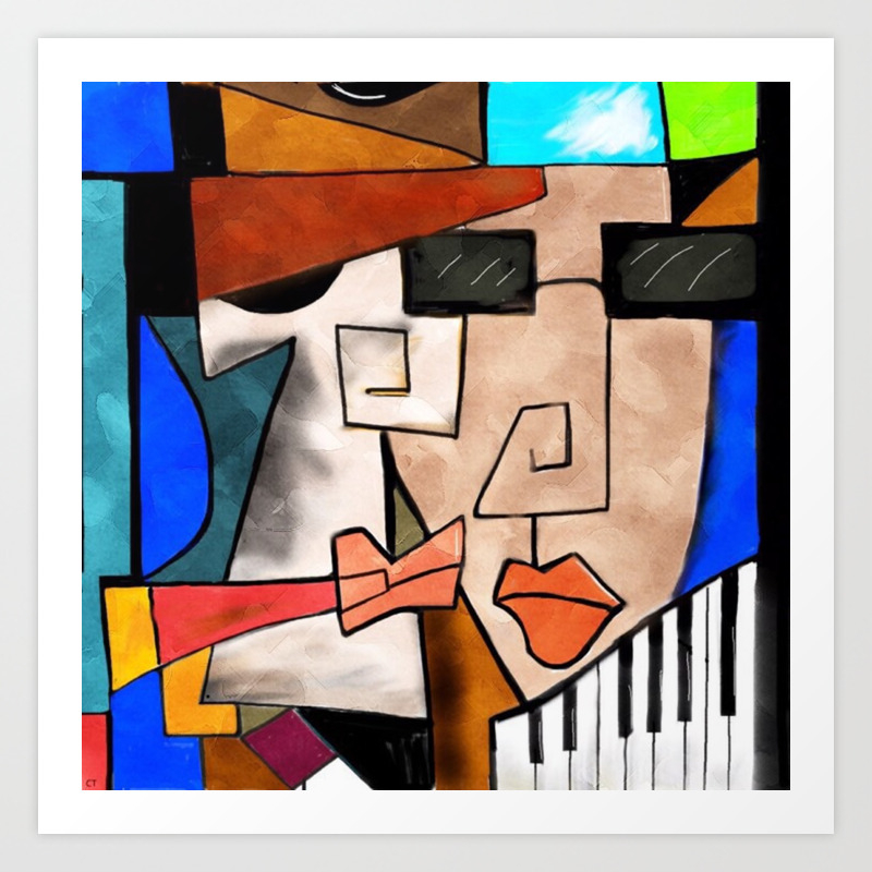 Abstract Musicians Art Print By Expressionart Society6