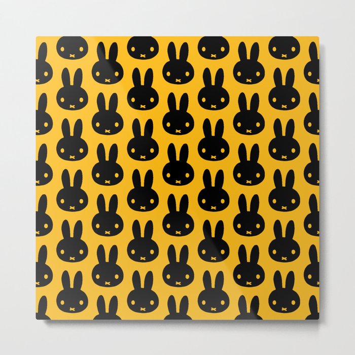 bunnies everywhere ultra pattern Metal Print