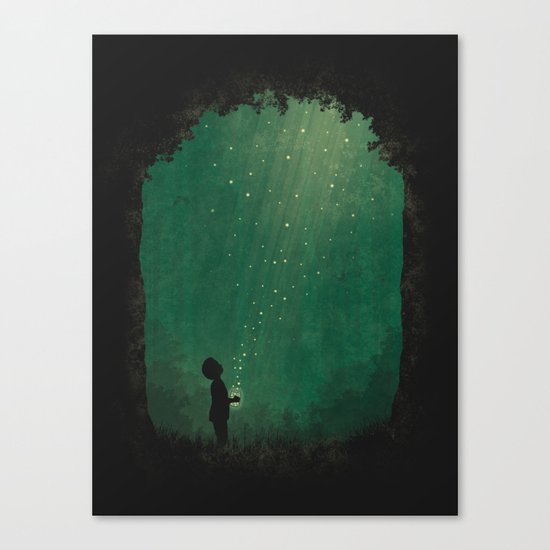 Fireflies Canvas Print