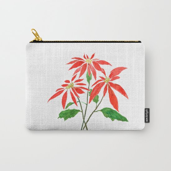 christmas flower Carry-All Pouch