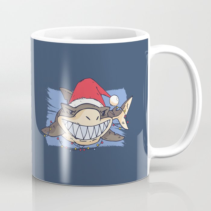 Christmas Shark Coffee Mug