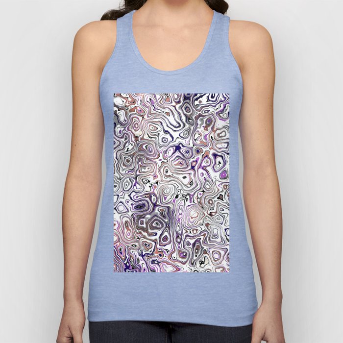 Lavender Abstract Tank Top