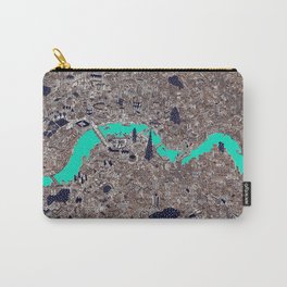 amazing London city map drawing Carry-All Pouch