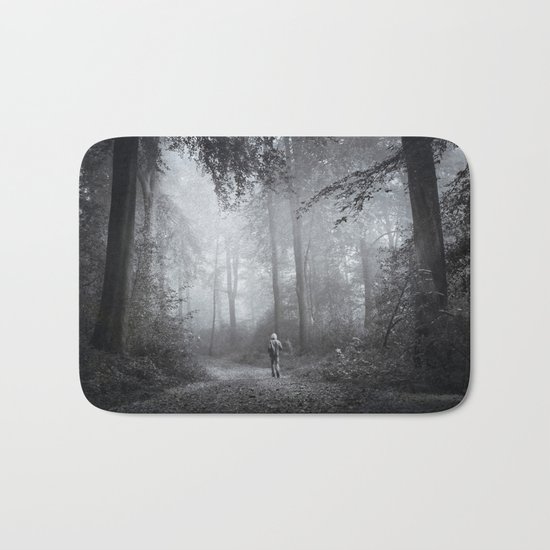 seeking silence Bath Mat