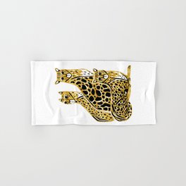 Gold Cheetahs Hand & Bath Towel