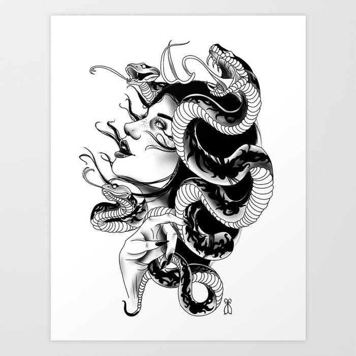 Serpent Herder Art Print