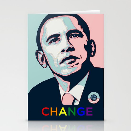 Obama LGBT Stationery Cards