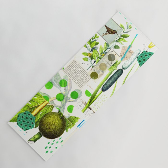 Green Botanical by Pam Smilow Yoga Mat