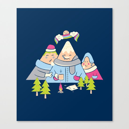 Cold Mountain Canvas Print