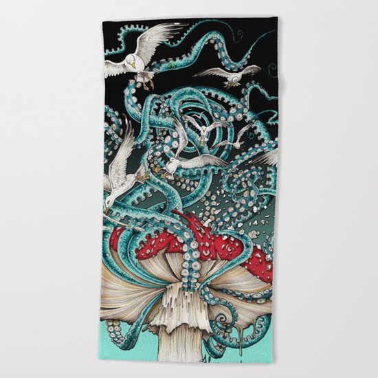Flying the Agaric Beach Towel