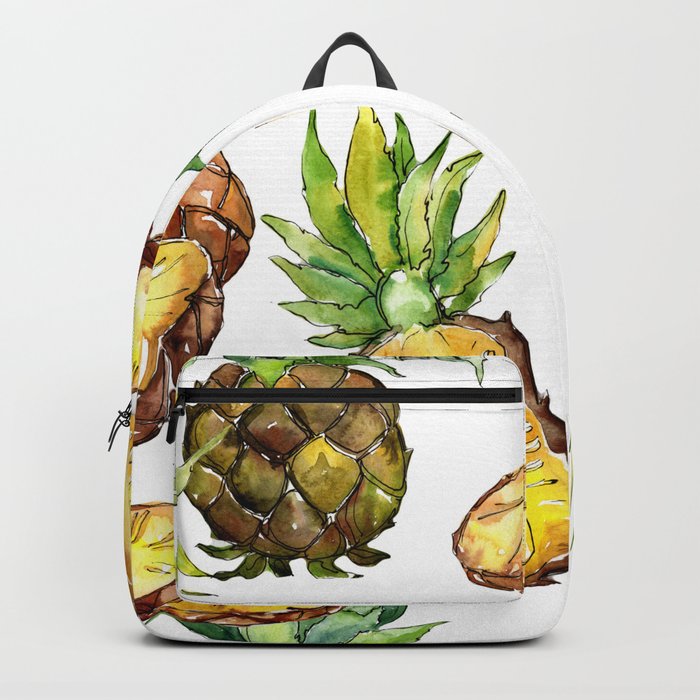Watercolor Exotic Fruit Pattern 03 Backpack