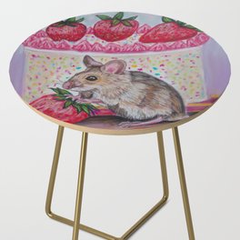 Mouse painting Side Table