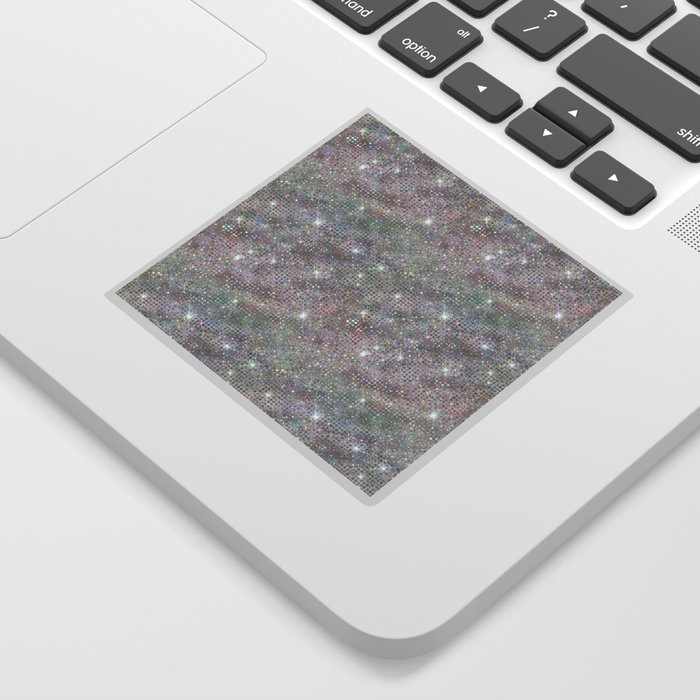 Holographic Diamond Studded Glam Pattern Sticker