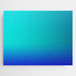 3 Blue Gradient Background 220715 Minimalist Art Valourine Digital Design Jigsaw Puzzle