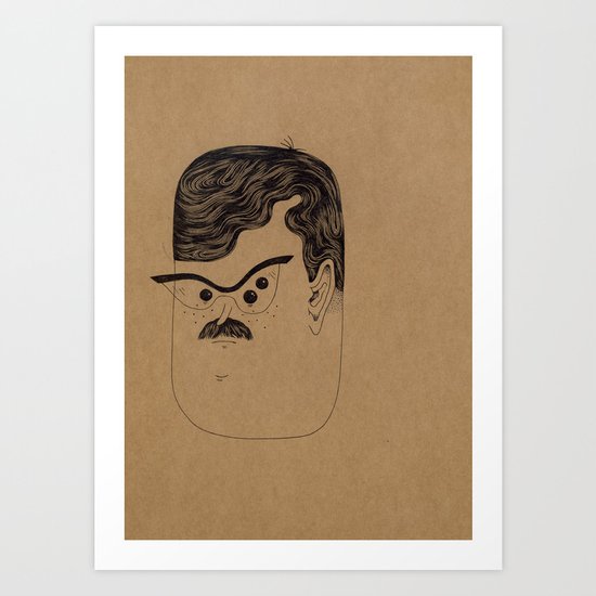Sci-Fi David. Art Print