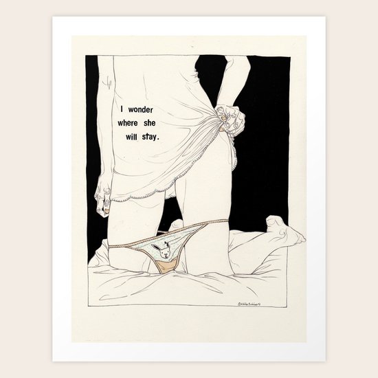Little Runaway Art Print