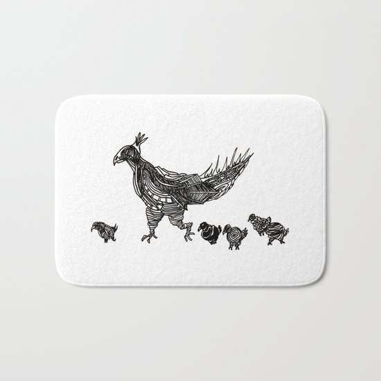 Mother Hen Bath Mat