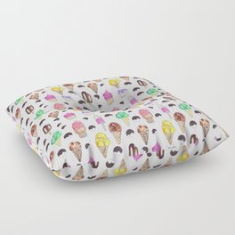 Ice cream Flavors Floor Pillow