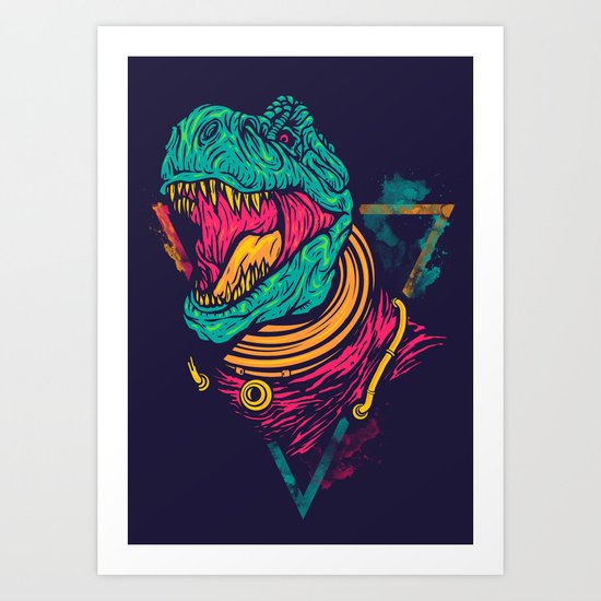 Space Rex Art Print