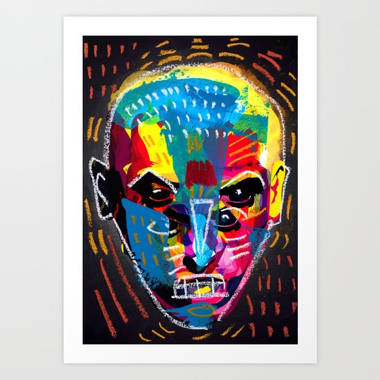 head 001 Art Print