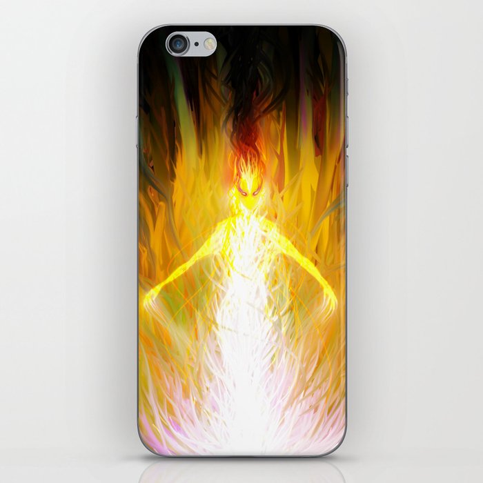 Mystical Fire Being iPhone Skin