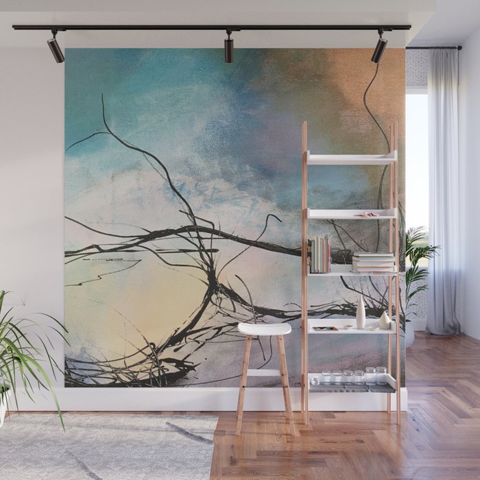 Heaven And Hell Abstract Painting By Jodi Tomer Cloudy Painting