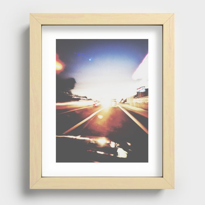 The Speed of Life Recessed Framed Print