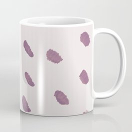 Blush lilac mauve violet modern brushstrokes Coffee Mug