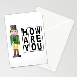 Hay How Are You Christmas Nutcracker Stationery Card