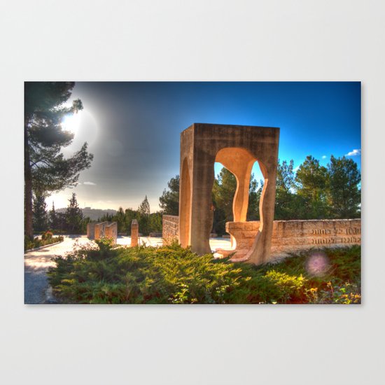 Memorial To Those Slain by Terror Canvas Print