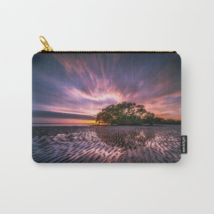 Landscape reflection 2 waves sky Carry-All Pouch
