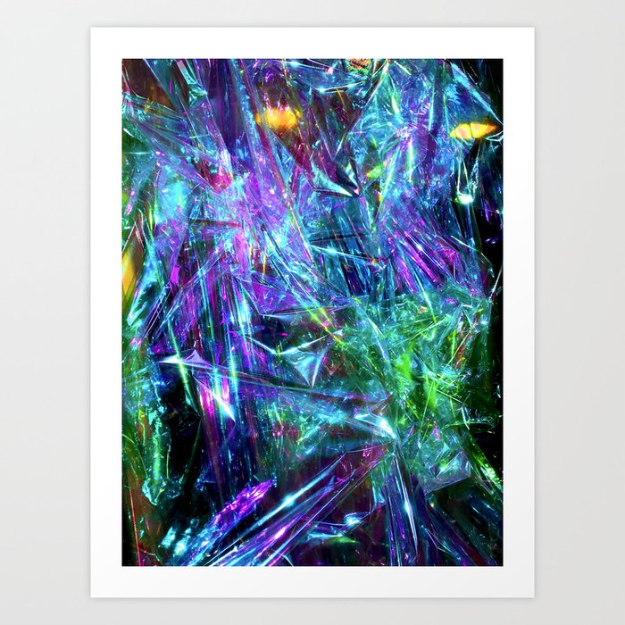 Abstract Prismatic Colors Art Print By Carter Bryant Society6