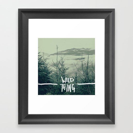 Wild Thing: Skagit Valley, Washington Framed Art Print