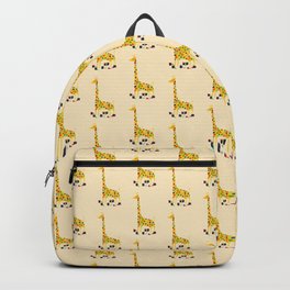 Paint by number giraffe Backpack | Comic, Rainbow, Illustration, Whimsical, Other, Painting, Giraffe, Watercolor, Digital, Curated 