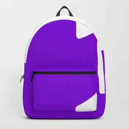 1 (White & Violet Number) Backpack