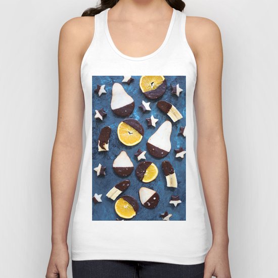 fruits dipped in chocolate Unisex Tank Top