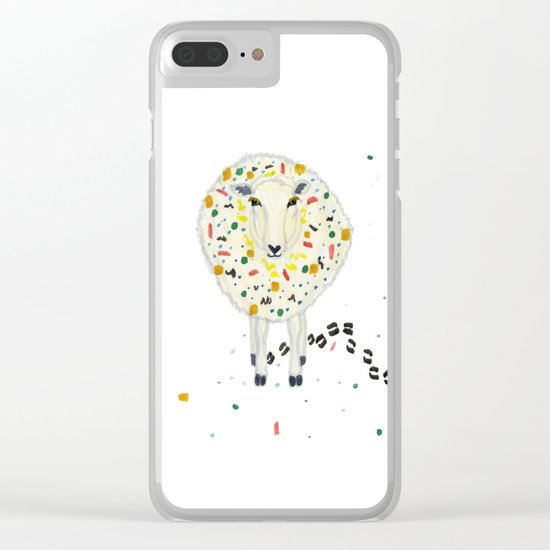 Sheep Clear iPhone Case