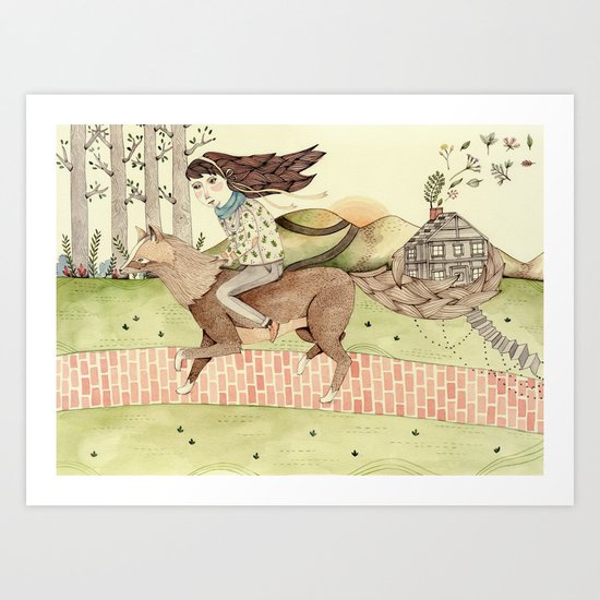 Seeking Home Art Print